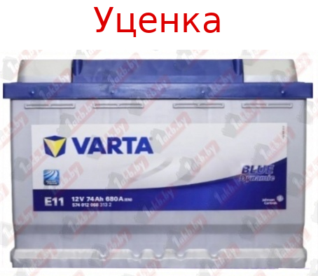 Varta Blue Dynamic E11 (74 А/h), 680А R+ (уценка)