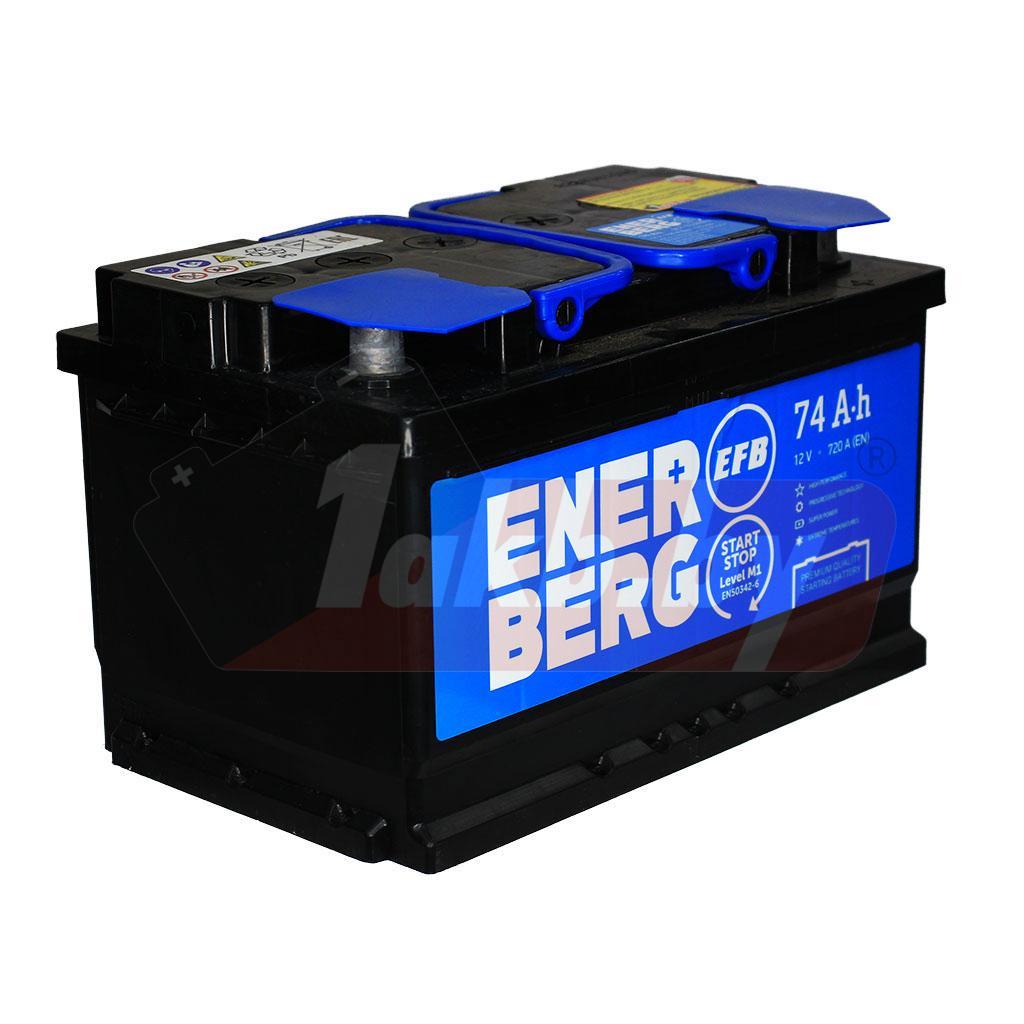 ENERBERG EFB (74 А/ч, 760А) Обратная (R+), Низкий корпус 175 мм для Mazda CX-5, Toyota RAV4 - фото 2