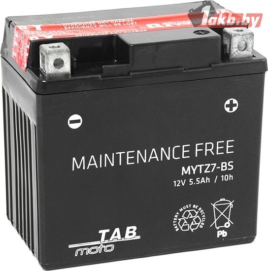 TAB YTZ7-BS (5.5 A/h), 60A R+