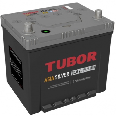 TUBOR ASIA SILVER (70 A/h), 600A R+ (D23)