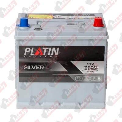 PLATIN ASIA SILVER (65 A/h), 630A R+ (с бортом)