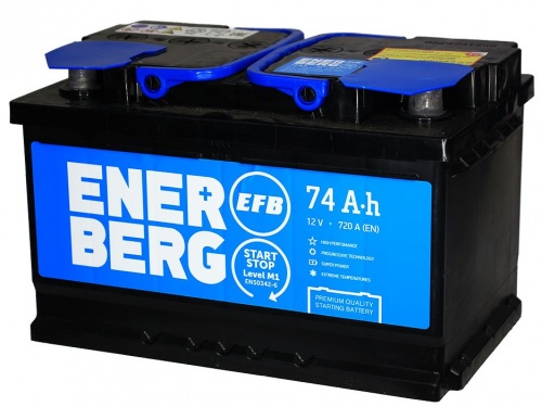 ENERBERG EFB (74 A/h), 720A R+ низ.