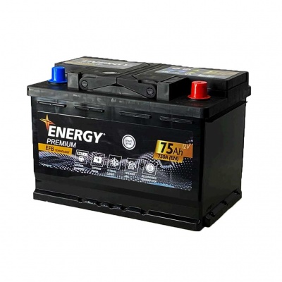 Energy Premium EFB (75 A/h), 750A R+ низ.