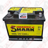 Аккумулятор Shark (60 A/h), 530A L+