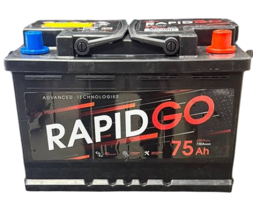 Rapid Go (75 A/h), 680A R+