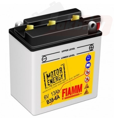 Fiamm B38-6A (13 A/h), 60A R+ 7904469 6V