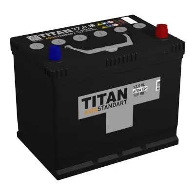 Titan Asia Standart (72 А/h), 620A L+