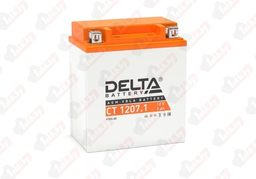 Delta CT 1207.1 (YTX7L-BS), 7 A/h R+