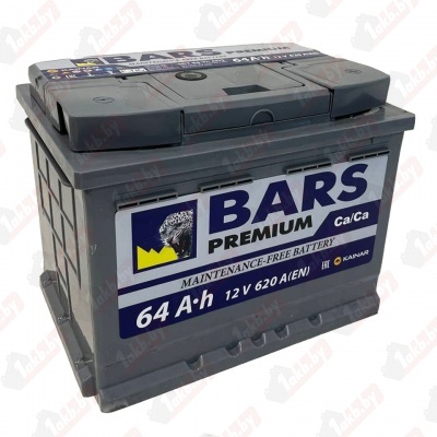 BARS Premium (64 А/h), 620A R+