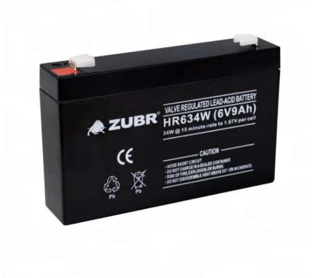 для ИБП Zubr HR634W 6V (9 A/h)