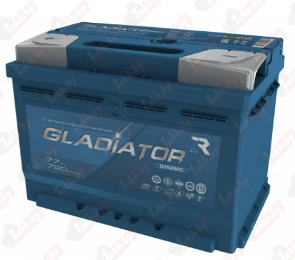 GLADIATOR Dynamic (77 А/h), 720A R+