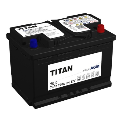 Titan AGM (70 А/h), 720A R+