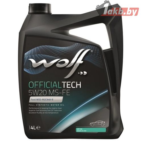 Wolf OfficialTech 5W-20 MS-FE 4л