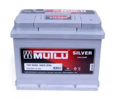 Mutlu Silver Calcium (60 A/h), 540A R+