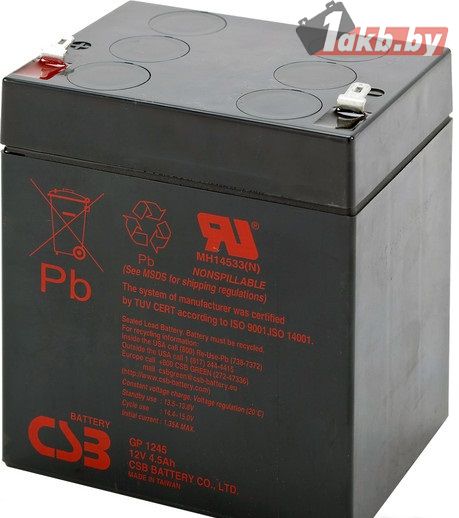 Аккумулятор для ИБП CSB GP1245 (12V/4.5 A/h)