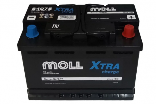 MOLL XTRA Charge (75 A/h), 720А R+