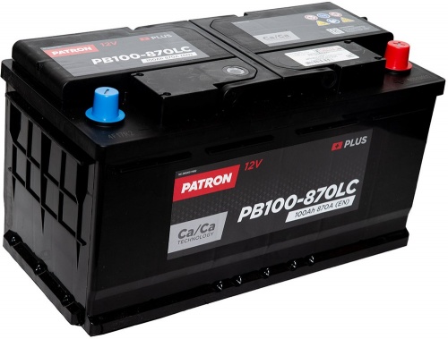 PATRON PLUS PB100-870LC (100 A/h), 870A R+
