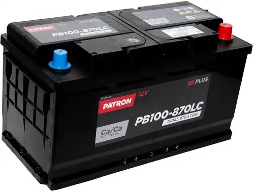 PATRON PLUS PB100-870LC (100 A/h), 870A R+