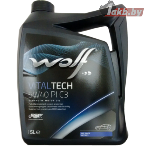 Wolf Vital Tech 5W-40 PI C3 5л