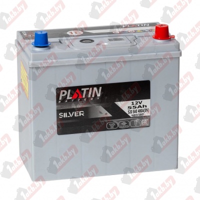 PLATIN ASIA SILVER (55 A/h), 480A R+ т.кл.