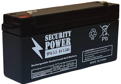 Security Power SP 6-3 F1 6V/3.3 A/h