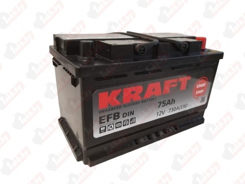 KRAFT EFB (75 A/h), 730A R+