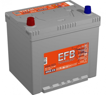 Titan Asia EFB (70 А/h), 600A L+