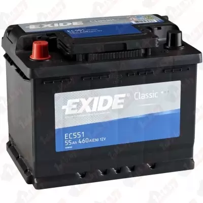 Аккумулятор Exide Classic EC551 (55 A/h), 460A L+