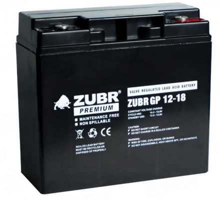 Аккумулятор для ИБП Zubr GP (18 A/h) 12V