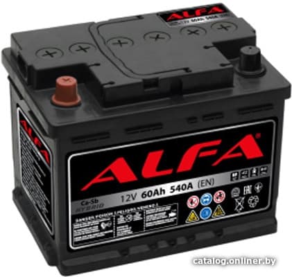 ALFA Hybrid (50 А/ч), 420A R+