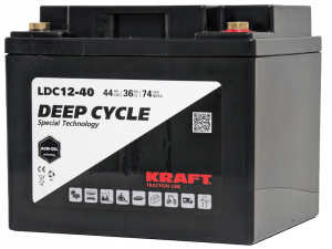 KRAFT M6 (44 A/h), 12V (C20) L+