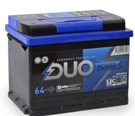 DUO POWER (64 A/h), 610A R+