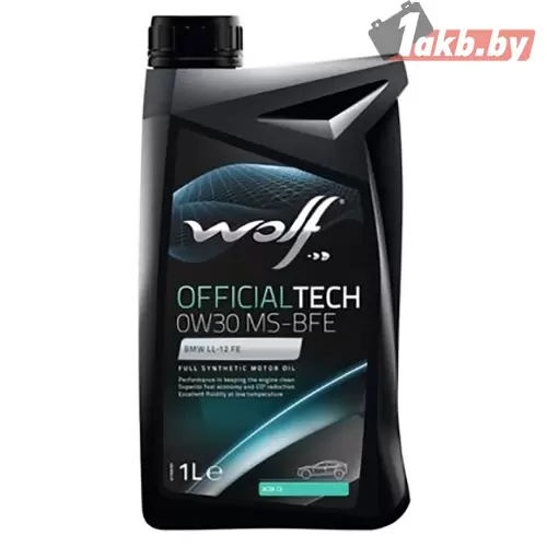 Wolf OfficialTech 0W-30 MS-BFE 1л
