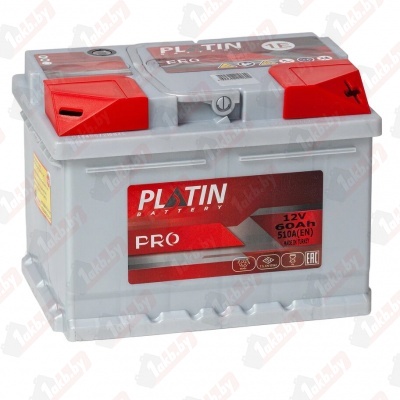 PLATIN PRO (60 A/h), 510A R+ низ.