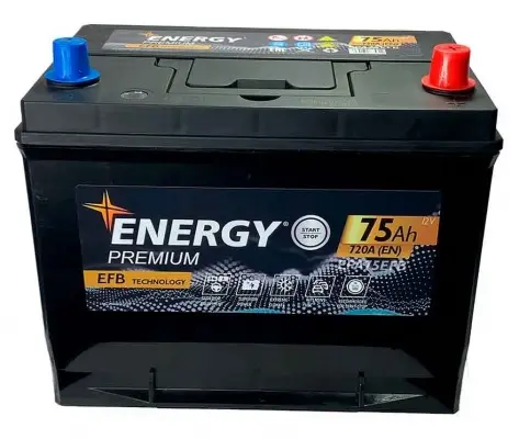 Energy Premium EFB Asia (75 A/h), 720A R+