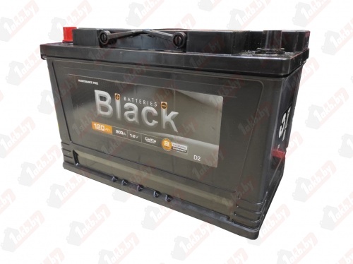 Black (120 A/h), 900A L+