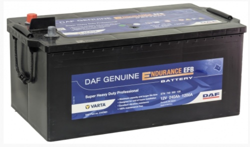 DAF Endurance EFB (240 A/h), 1200A L+