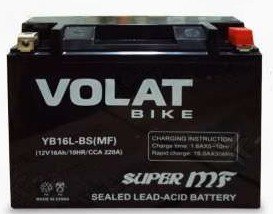 Volat YB16L-BS AGM (16 A/h), 220A  R+