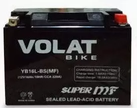 Volat YB16L-BS AGM (16 A/h), 220A  R+