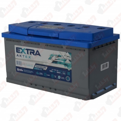 АКТЕХ EXTRA PREMIUM 6СТ-100 (100 A/h) 820A R+