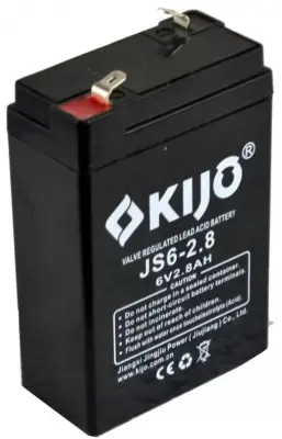Аккумулятор для ИБП Kijo 6V   2,8 Ah (F1)