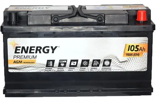 Energy Premium AGM (105 A/h), 950A R+