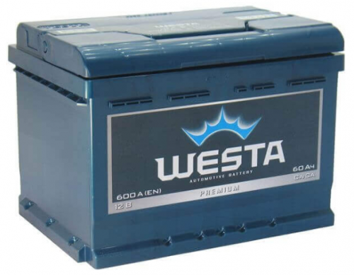 Westa Premium (60 A/h), 600A R+ 