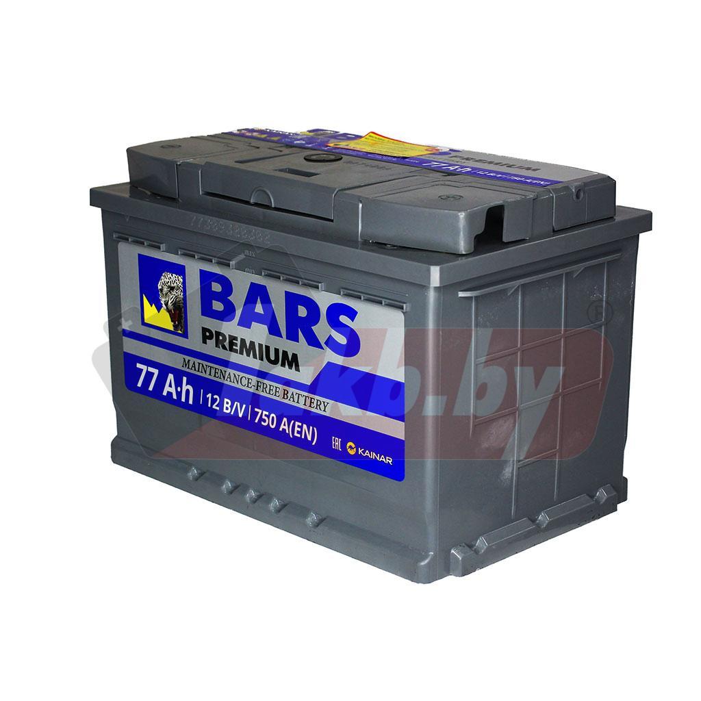 BARS Premium (77 А/h), 750A R+ - фото 3