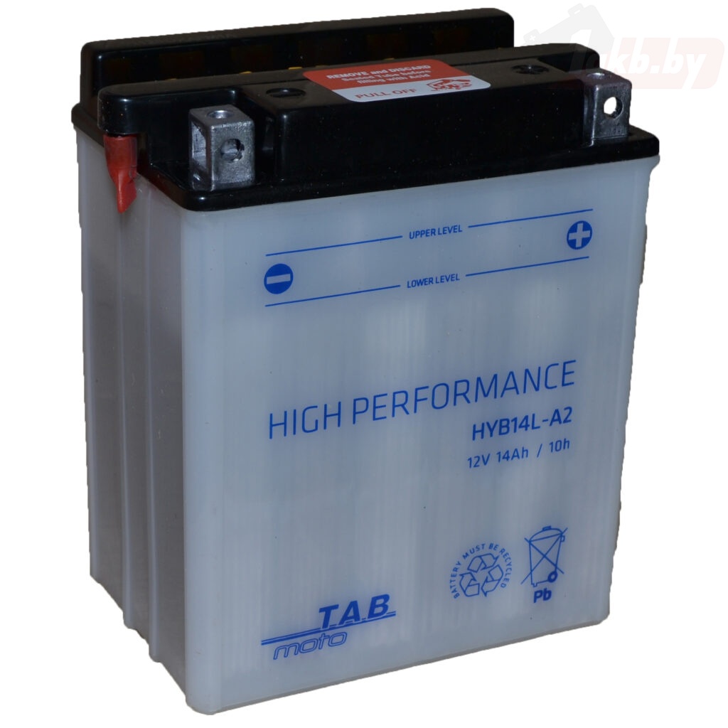 TAB YB12A-A (12 А/ч, 135А) L+, Сухозаряженный с электролитом, Мото аккумулятор для ATV и снегоходов