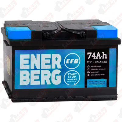 ENERBERG EFB (74 A/h), 760A R+ низ.
