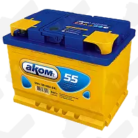 АКОМ 6CT-55 Евро (55 A/h), 500А R+