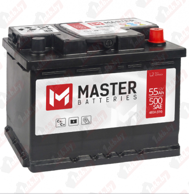 MASTER BATTERIES (55 A/h) 480A R+