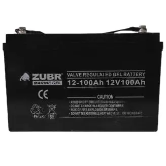 ZUBR MARINE GEL (100 A/h) 12V L+