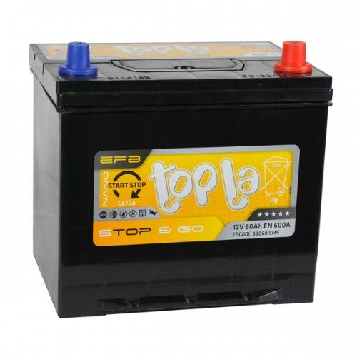 Topla ASIA STOP&GO EFB (60 A/h), 600А R+